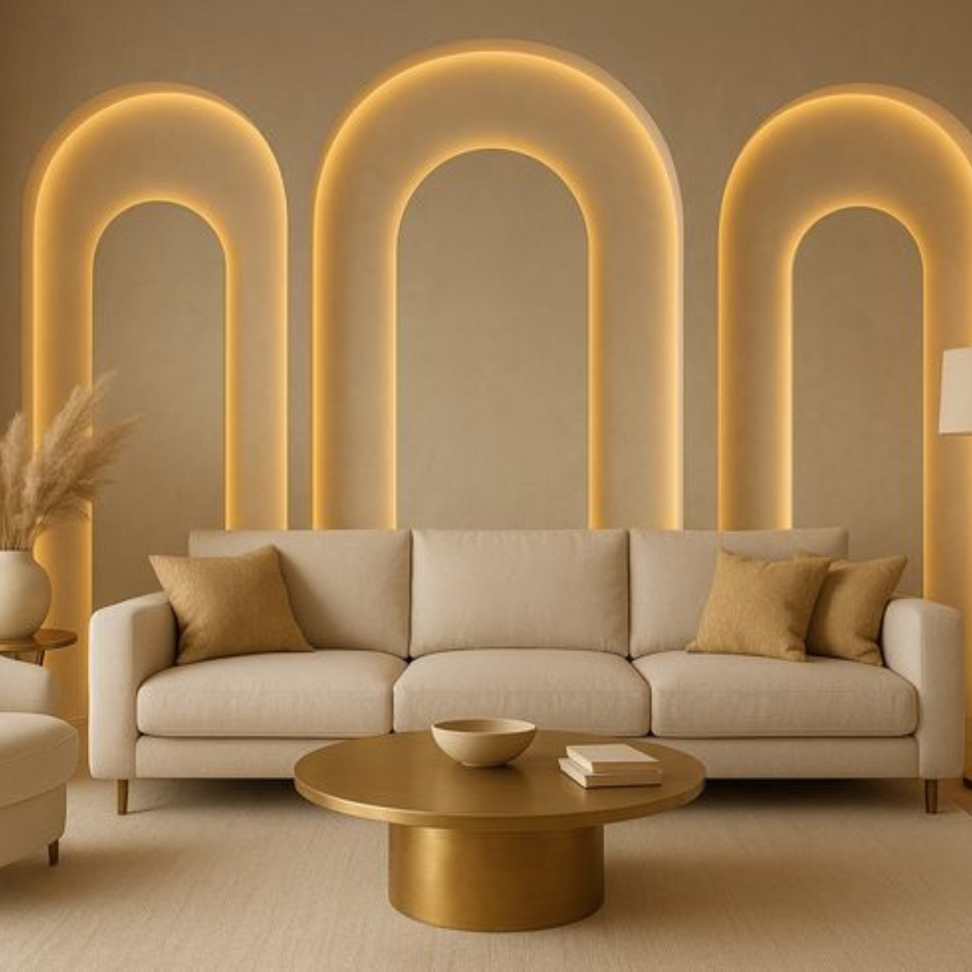 SOFA BACK WALL DESIGN